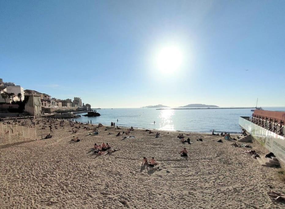 Loft Spacieux-2 Min De La Plage Марсель Экстерьер фото